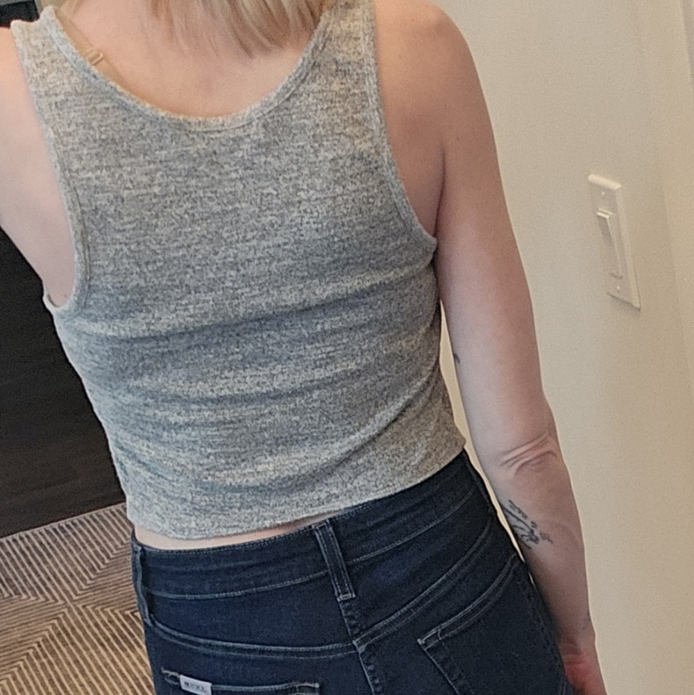 NWOT Wilfred Free Tie Front Crop Top - SIZE S - Picture 4 of 13
